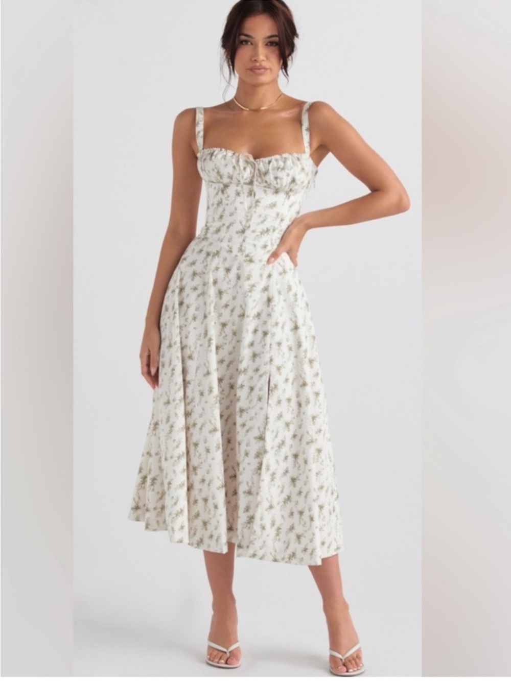 ✨NEW✨House of CB Carmen Garden Print Midi Dress